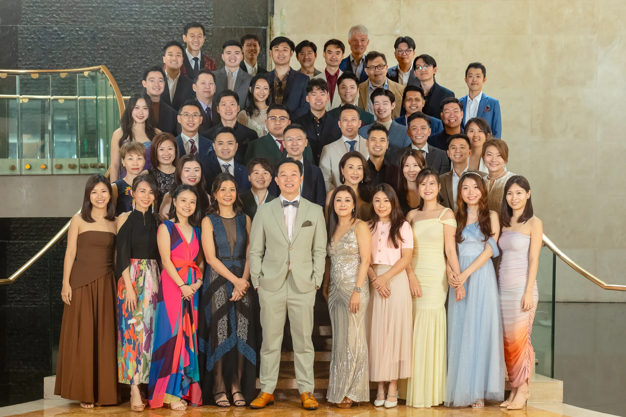 The EXO team at finexis Advisory, gathered at an awards event